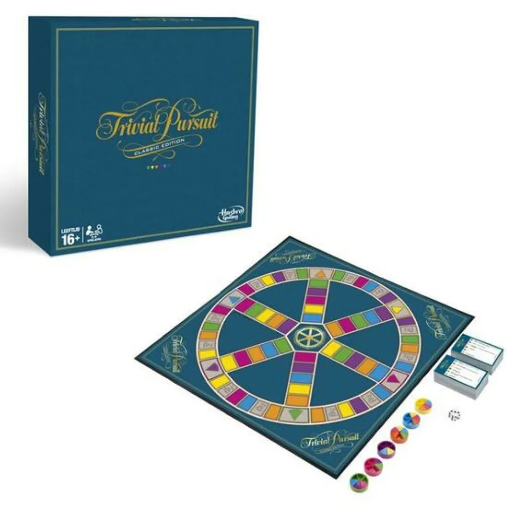 Jeu de plateau Trivial Pursuit Hasbro Version Anglaise Originale C1940105