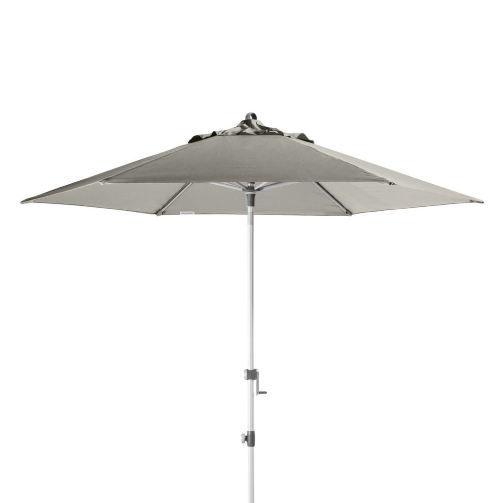 Doppler Expert Auto Tilt ø 280 cm Sonnenschirm 6 Farbvarianten Mittelmastschirm 428441 827 Hellgrau