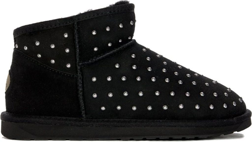 Emu Schuhe Buty Australia Botki Damskie Czarne Yilpi Black, W12923Black