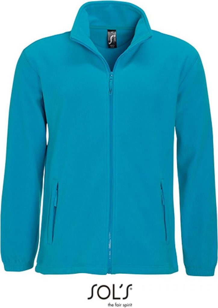 SOLs 55000 | Fleecejacket North / Herren Jacke bis 5XL - Farbe: Aqua - Größe: XS