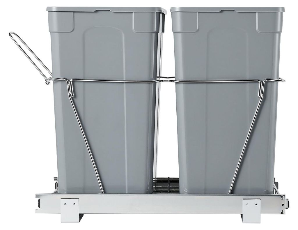 SucceBuy Wyciągane kosze na śmieci (35 Qt + 35 Qt) do Zdjęcie produktu 