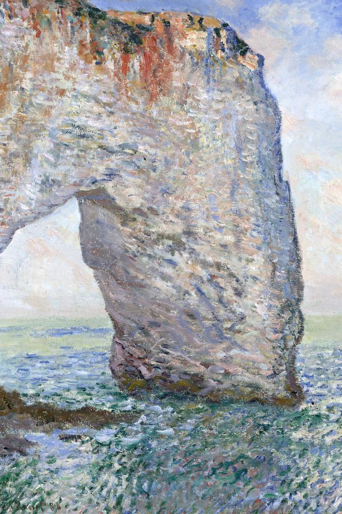 Plakat 40x60cm Die Manneporte bei Étretat, Monet Vintage