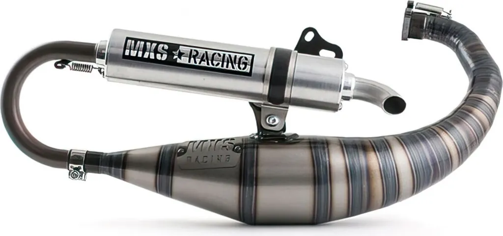 Echappement Scooter MXS Racing Minarelli Vertical - Modèle 70cc Homologué