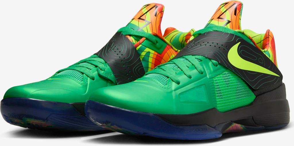 Nike KD 4 Schuh "Weatherman Lush Green" Schwarz/Grün, Größe: 40,5