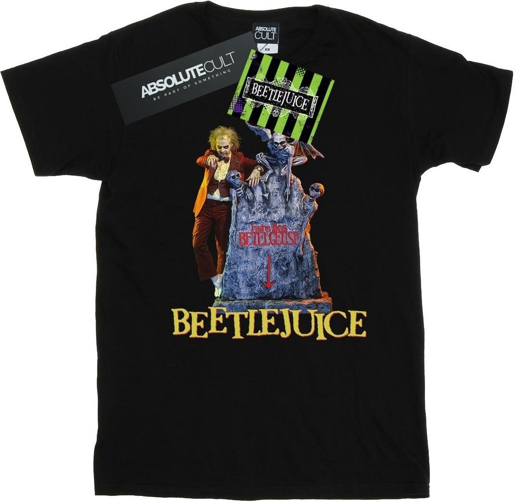 Beetlejuice - "Here Lies" T-Shirt für Damen BI14495 (3XL) (Schwarz)