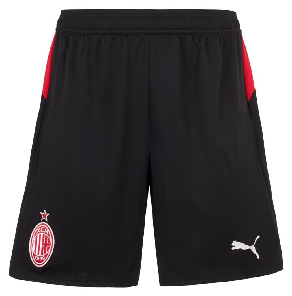 A.C. Milan - Fußballwettbewerbsshorts, Saison 2025/2026, Fußball-Shorts, Home/Home, Away/Auszug und Third/3