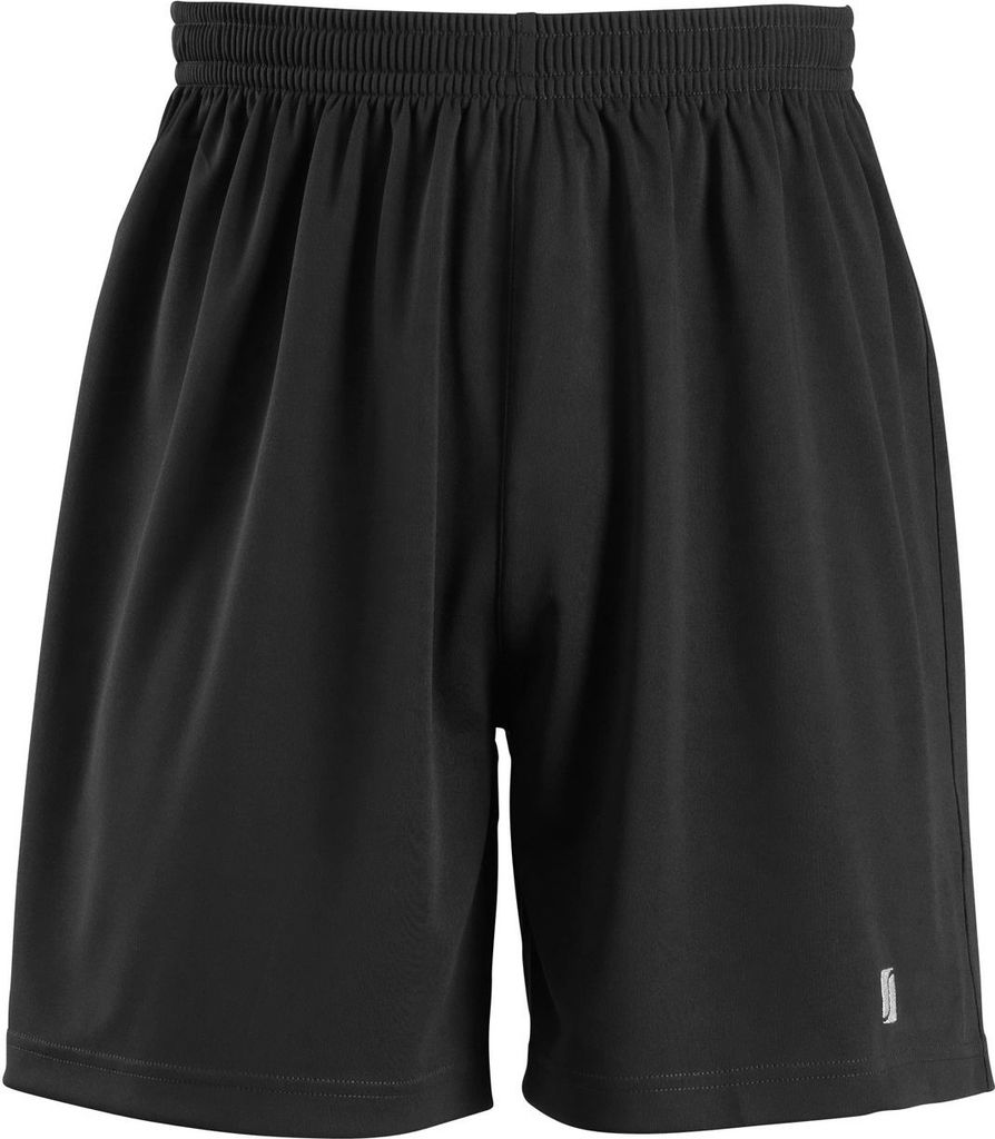 SOLS Kinder Sport Shorts San Siro 2 PC2178 (8 Jahre (118/128)) (Schwarz)