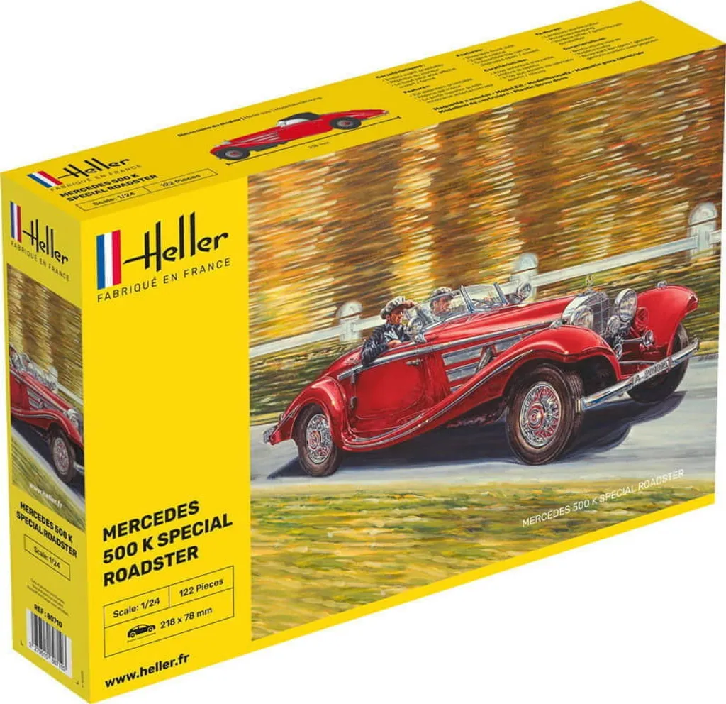 Mercedes 500 K Special Roadster 1:24 - Maquette de Voiture de Collection