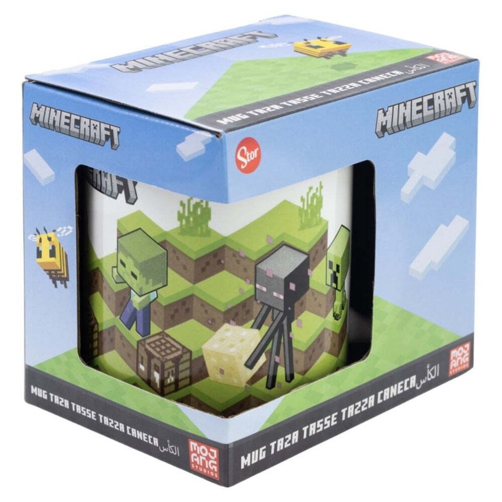 STOR Keramikbecher 325ml Minecraft grü n Produktbild 
