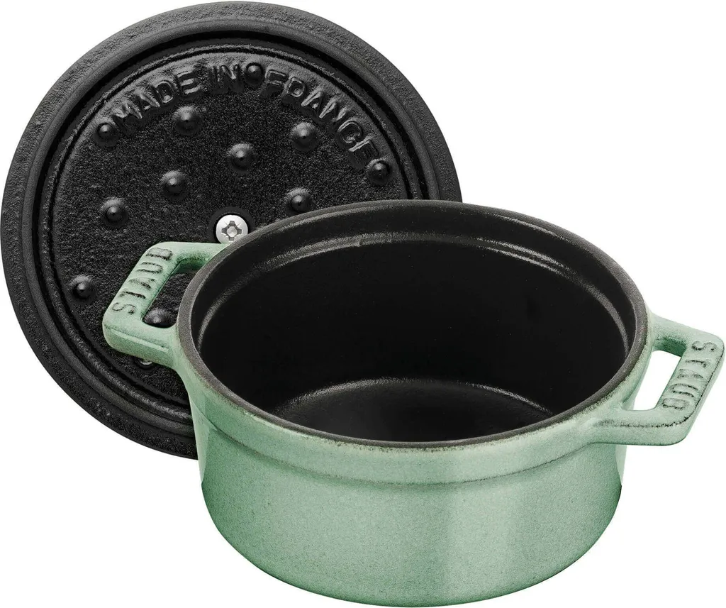 STAUB MINI COCOTTE Mini Cast Iron Pot Round 250 ml Mint - 4