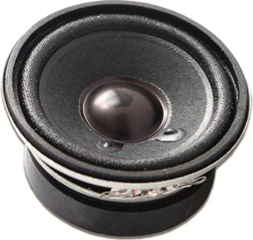 Visaton 2212 Miniatur Lautsprecher Geräusch-Entwicklung: 84 dB 4W 1St, Schwarz