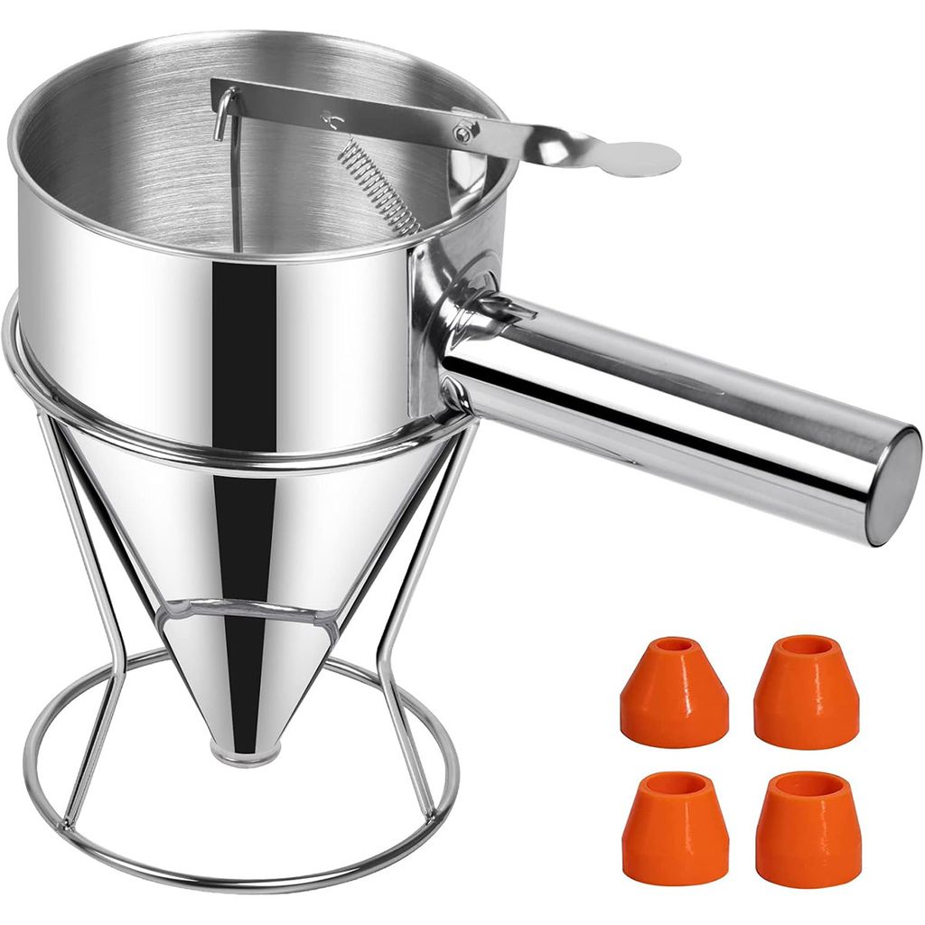 Teigportionierer, 1200ml Pfannkuchen Teigspender Edelstahl Produktbild 