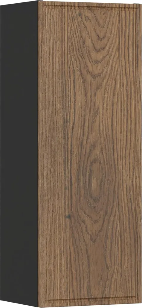 Armoire supérieure Talia 30cm Chêne et Noir : fini le désordre en cuisine