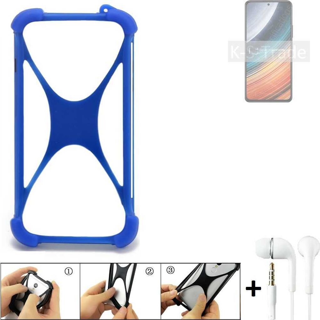 Handy Hülle kompatibel mit Xiaomi Redmi K40S Bumper Schutzhülle Silikon Schutz Hülle Cover Case Silikoncase Silikonbumper TPU Softcase Smartphone,