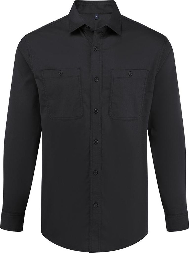 Premier - "Utility 2.0" Hemd für Herren/Damen Uni RW11127 (M) (Schwarz)