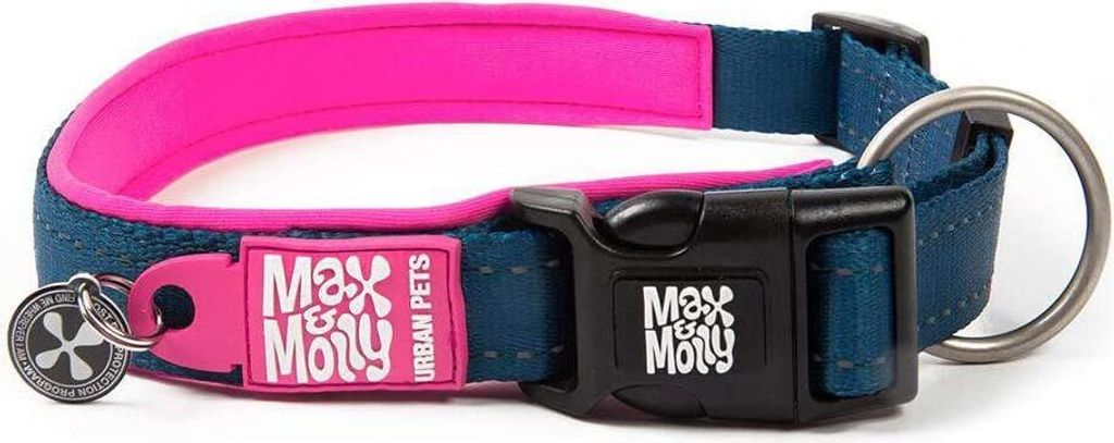 Max & Molly Urban Pets Smart ID Collar - Matrix Pink - M