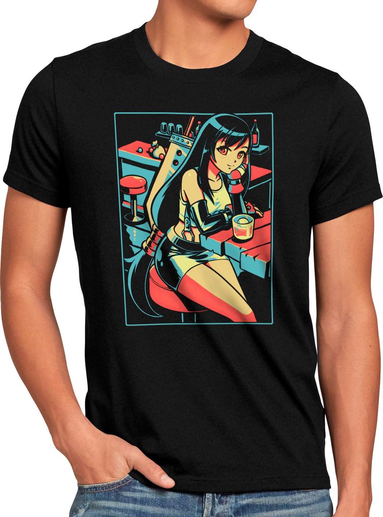 style3 Nibelheim Girl Herren T-Shirt anime cloud chocobo sephiroth