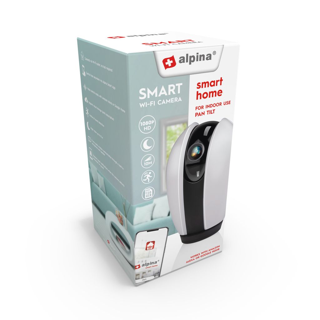 alpina Smart Home Wifi Camera Bezpečnostní Kaufland cz