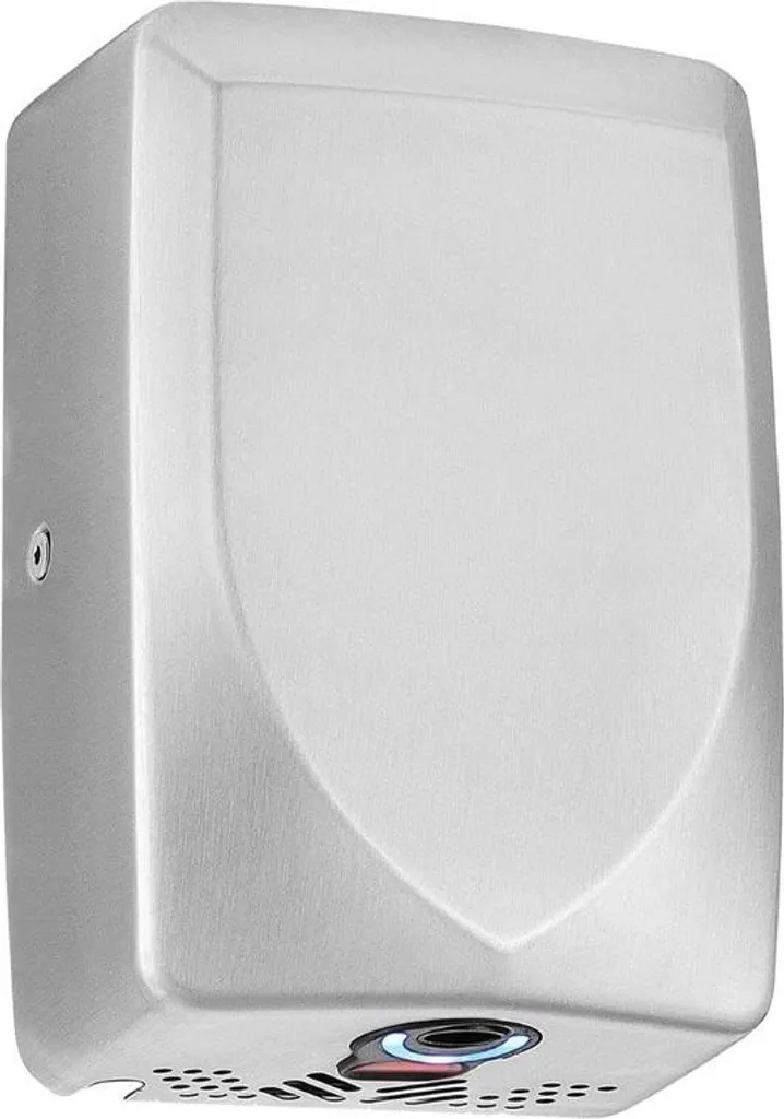 Sèche-mains haute vitesse Dryflow Slimforce en acier satiné durable
