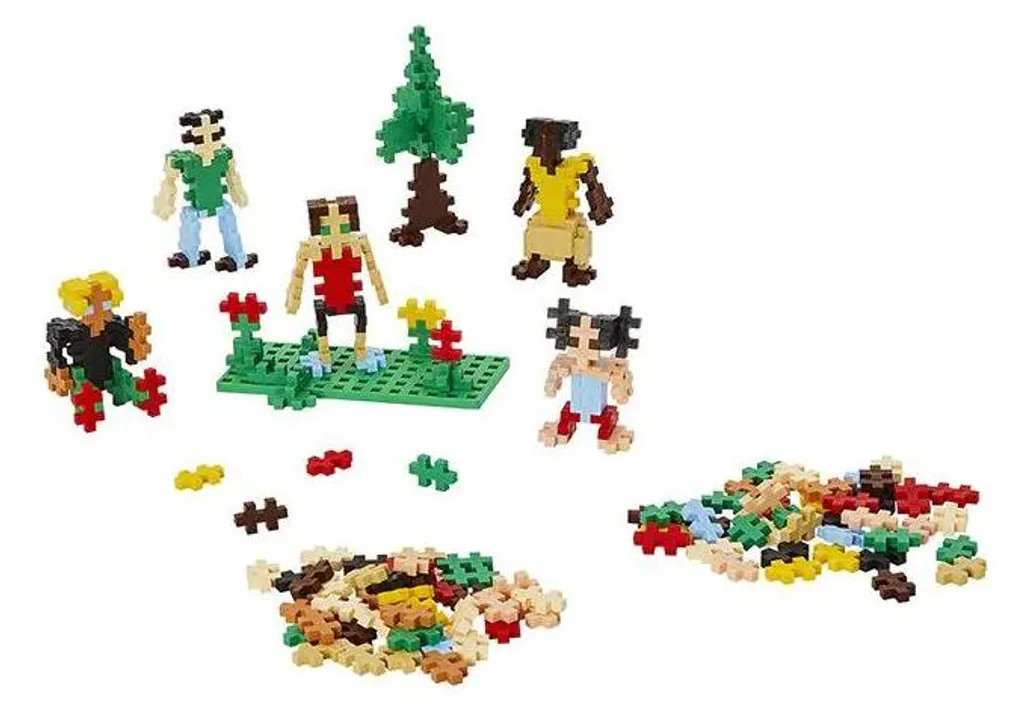 PlusPlus People of the World Jeu de Construction 15 points 70 Pièces - 2