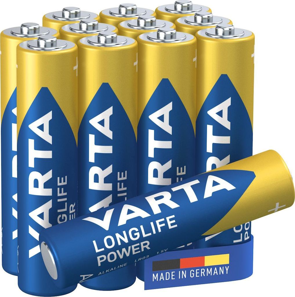 VARTA Longlife Power AAA Batterien 8+4 (12 St.) Alkaline