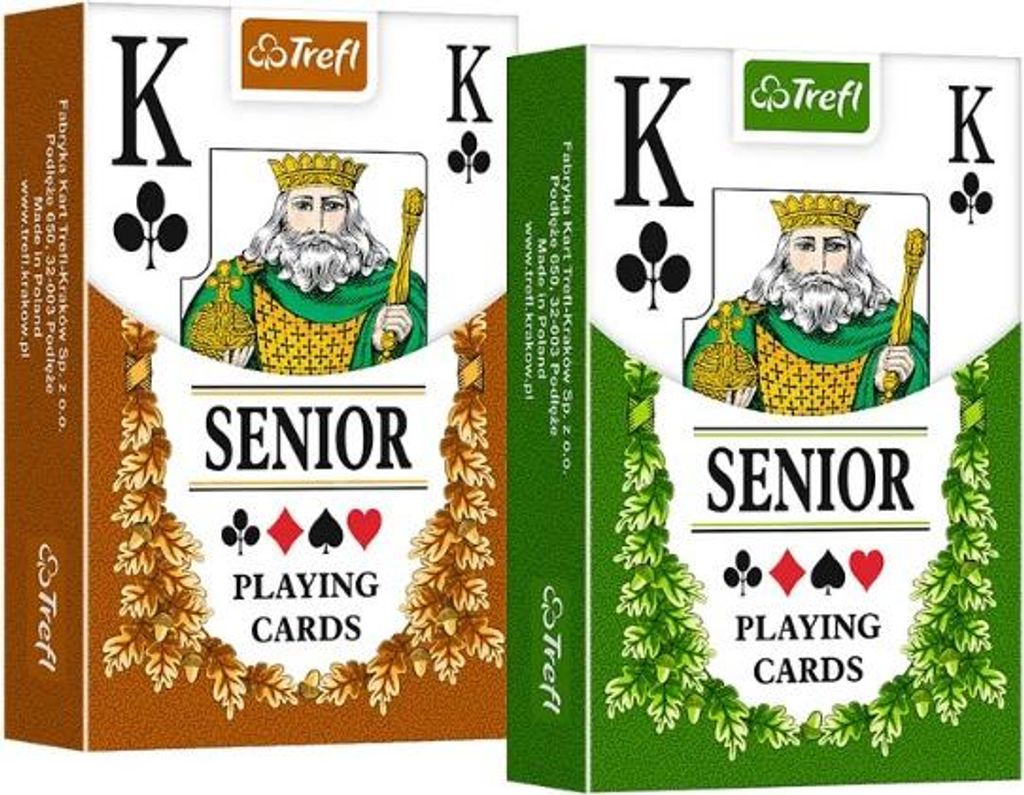 TREFL Carte da gioco 55 foglie Classic Senior Immagine del prodotto 