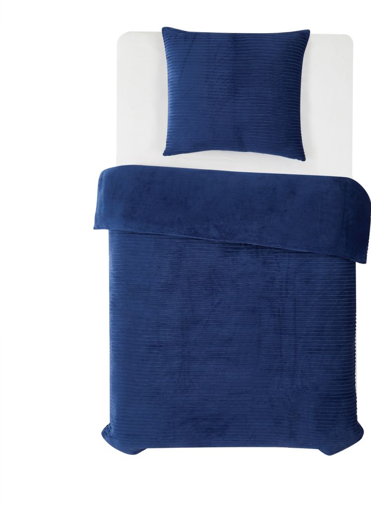 Bettwäsche Winter Flausch Cashmere Touch Uni Wende warm 2 Produktbild 