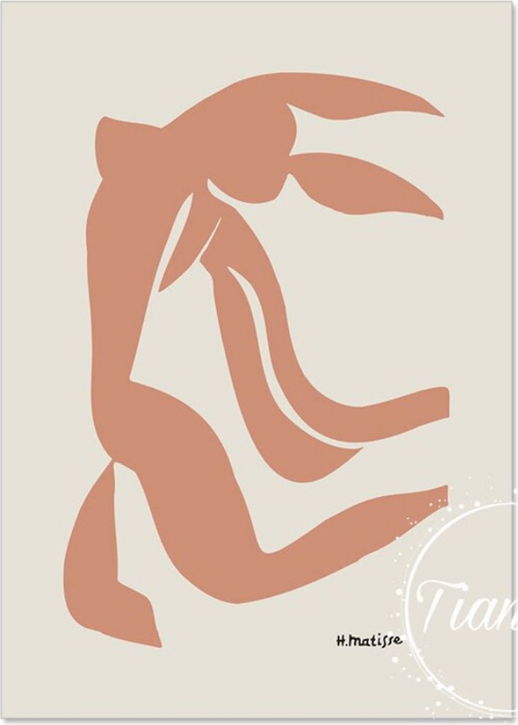 TPFLiving Kunstdruck LW-1213 (OHNE RAHMEN) Poster - Leinwand - Wandbild - Hochauflösender Giclée-Druck, langlebig und hochwertig - Henri Matisse ...