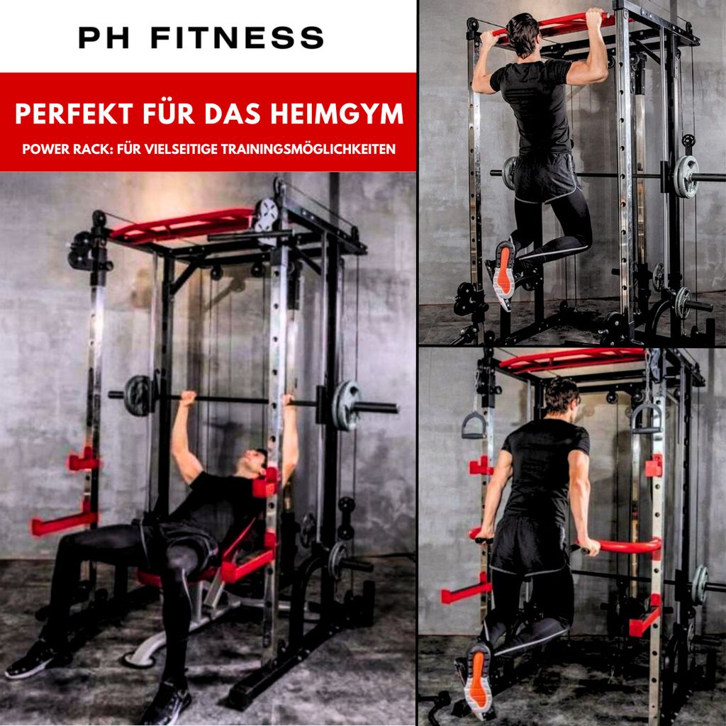 Sf3 Power Rack PH Fitness Power Rack mit Smith-Machine - | Kaufland.de