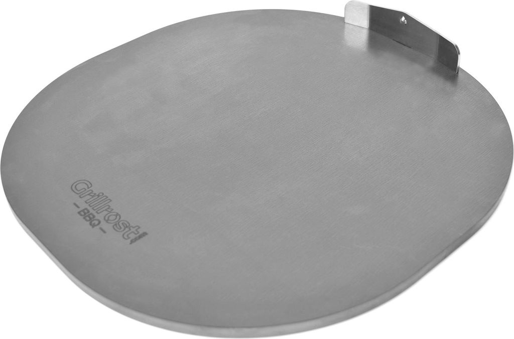 Pizzastahl Basis - extrem massiv mit steckbarer Bande Produktbild 