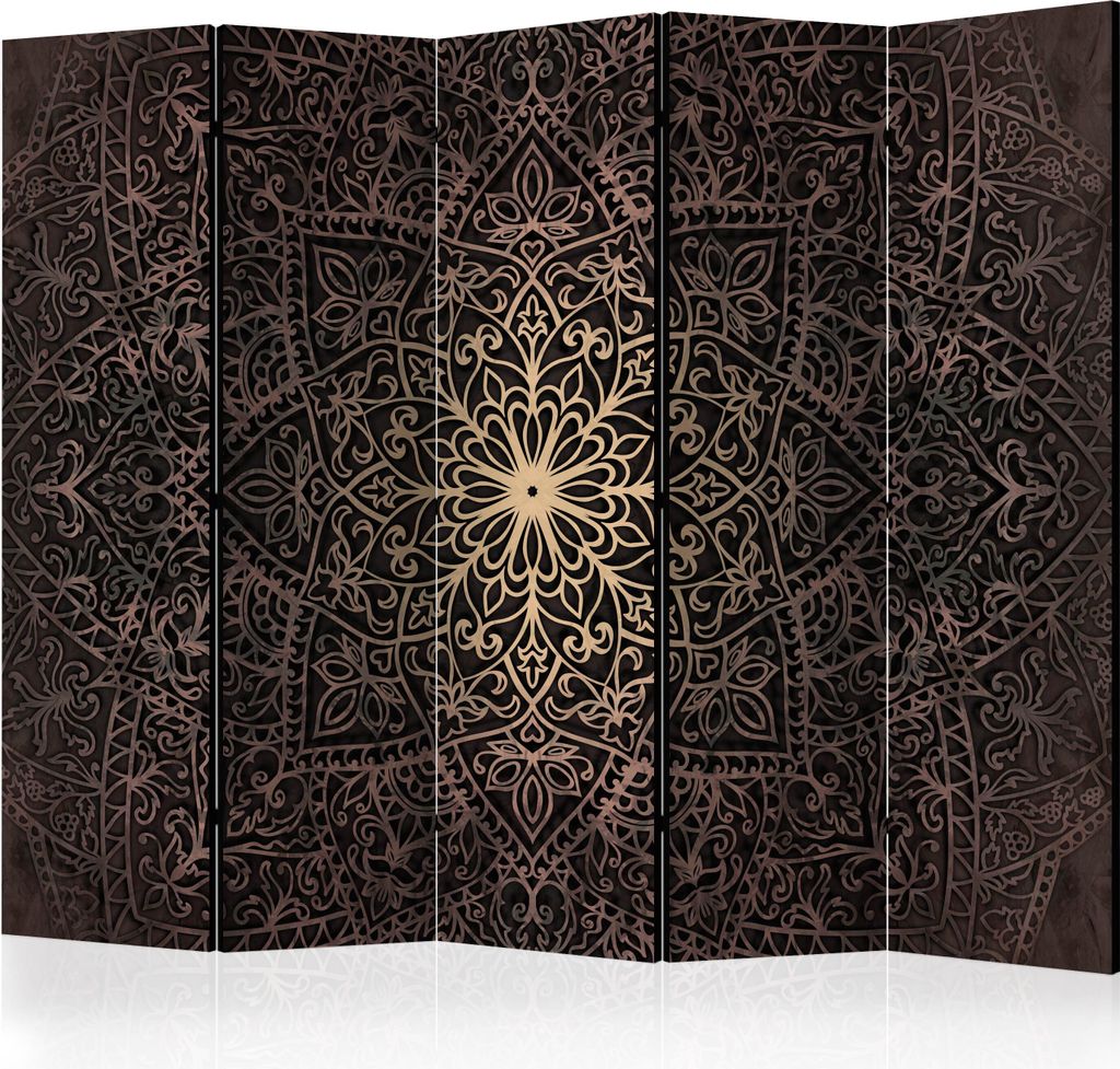 5-teiliger Doppelseitiger Vlies Paravent - Royal Finesse II 225x172 cm Orient f-C-0131-z-c