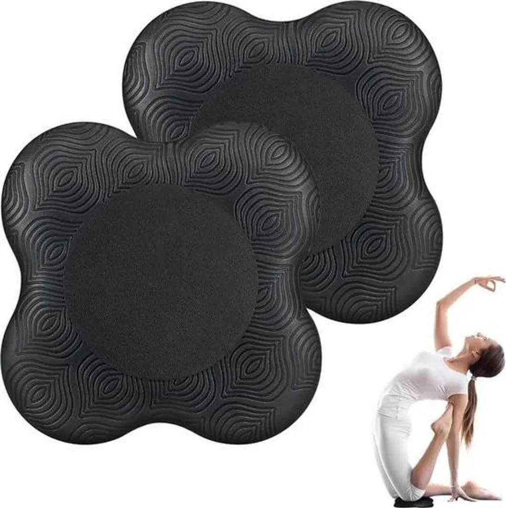 Coussin de protection genoux 20x20 cm pour séances de Pilates et Yoga