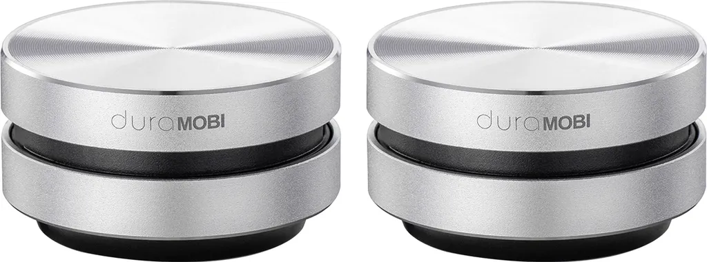Dura MOBI Haut-parleur à Conduction Osseuse Bluetooth 5.0 Argent Pack de 2