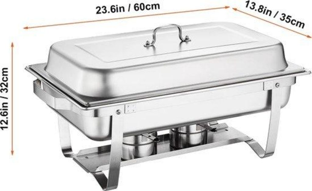 Wärmebehälter-Schaal, 8L, 2er-Set, Edelstahl