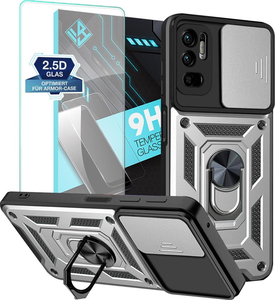 Armor Handyhülle für Xiaomi Redmi Note 10 5G mit 9H Produktbild 