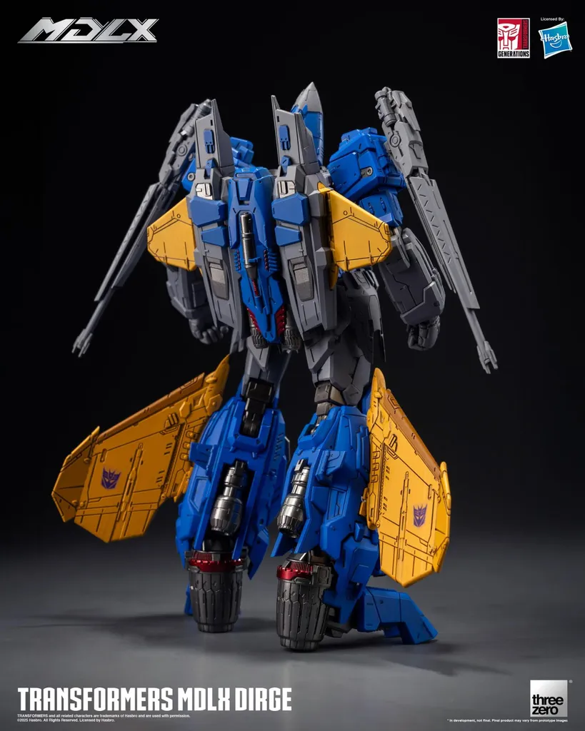Figurine Transformers MDLX Dirge 20 cm articulée haute précision - 3