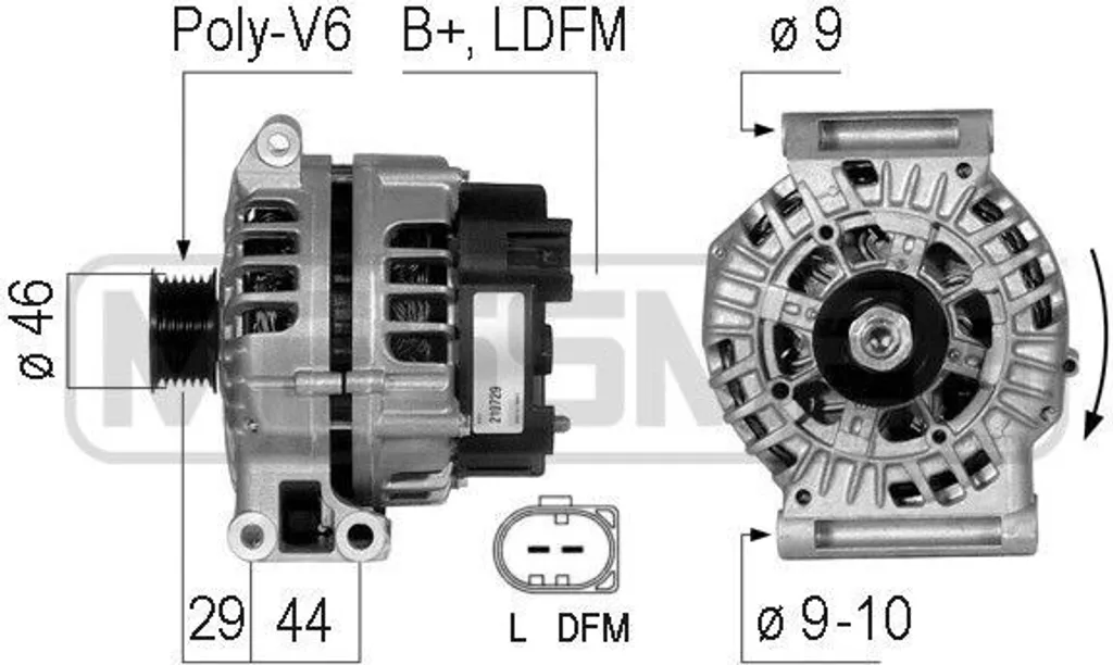 Alternateur pour réparation système électrique Mini R50 R52 R53 - 105 Amp