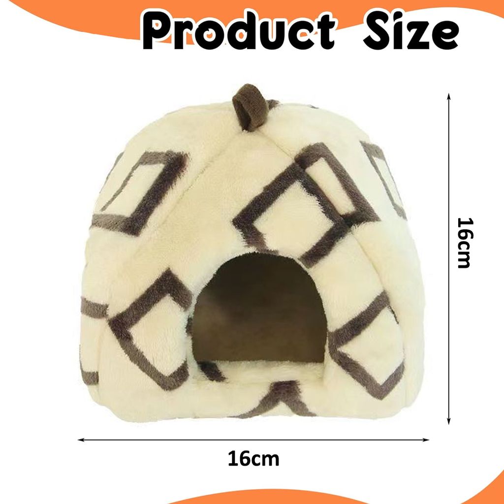 Meerschweinchen Bett & Spielzeug - Gemütliches Häuschen 20x16 Cm