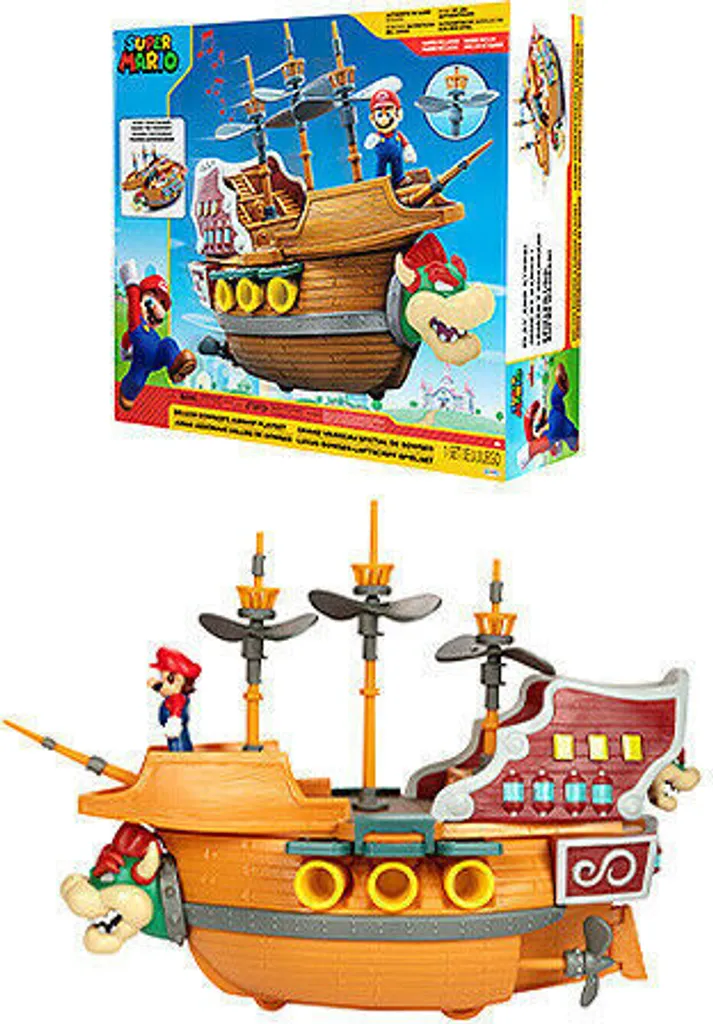 Dirigeable Bowser Super Mario avec Sons et Musiques - Jakks Pacific - 10
