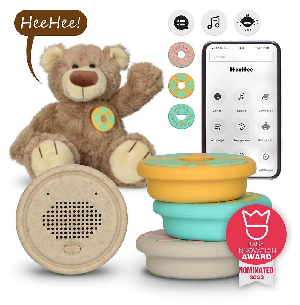 Alecto Baby HeeHee - Sprachknopf, macht Ihr Kuscheltier zum Produktbild 