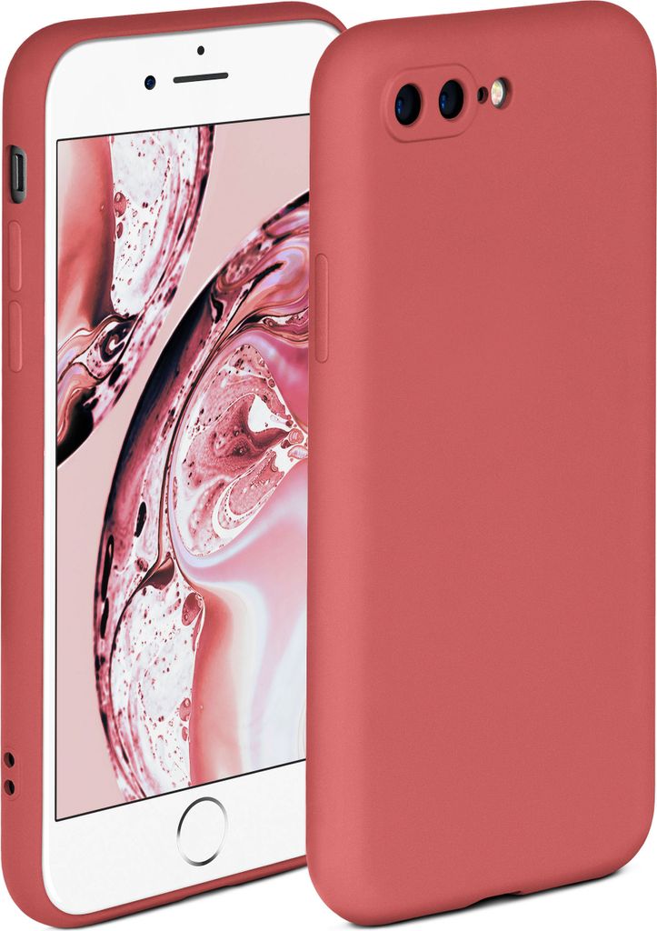 SOFT CASE für Apple iPhone 7 Plus / 8 Plus, Farbe:Sonnenuntergangsrot