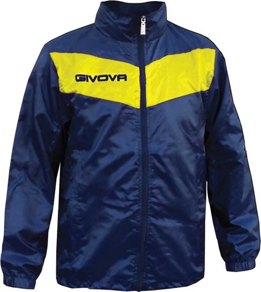 Sportjacke Givova Rain Blue-Giallo Blue