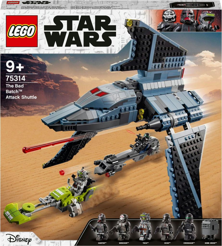 LEGO Star Wars Shuttle Di Attacco The Bad Batch™ 75314 Immagine del prodotto 
