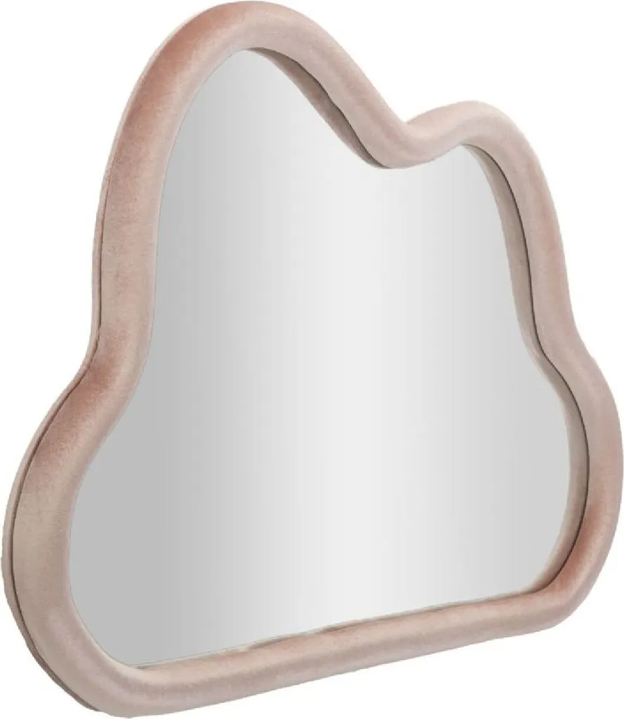 Mauro Ferretti Miroir Mural Nuage 90x60 cm Rose : Design Italien Élégant