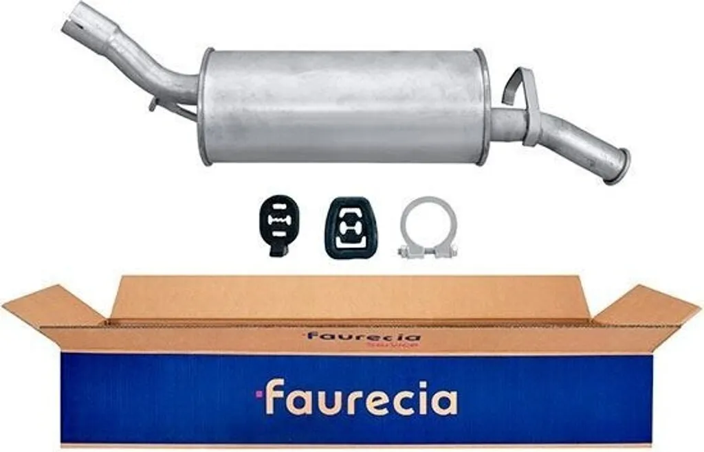 Échappement silencieux pour Fiat Panda HELLA 8LD 366 028-721 - Pièce de rechange