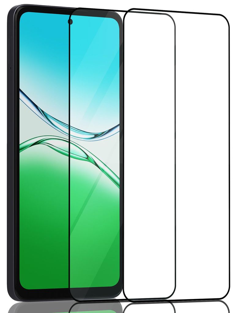 2-Pack Oppo A5 2025 Displayschutzfolie - Gehärtetes Glas 9H Produktbild 