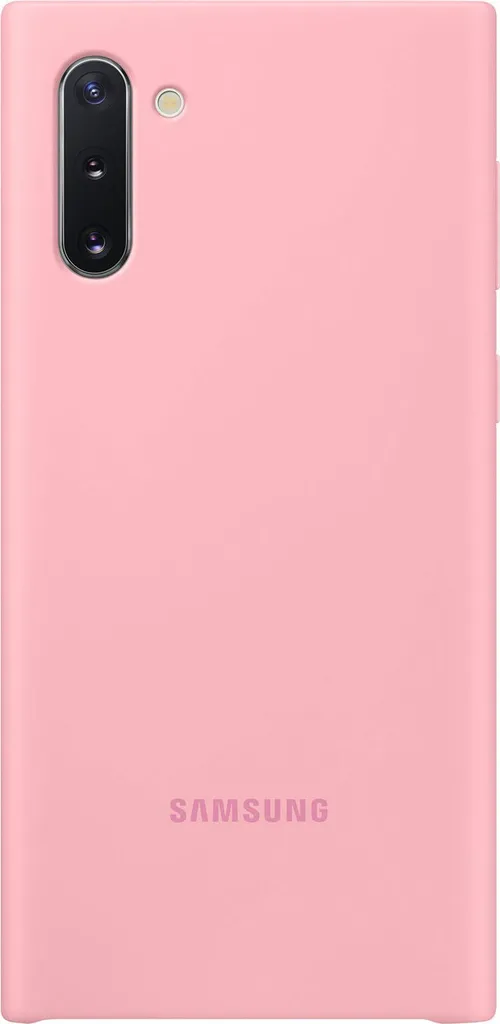 Protection arrière en silicone Samsung Galaxy Note 10 Rose EF-PN970