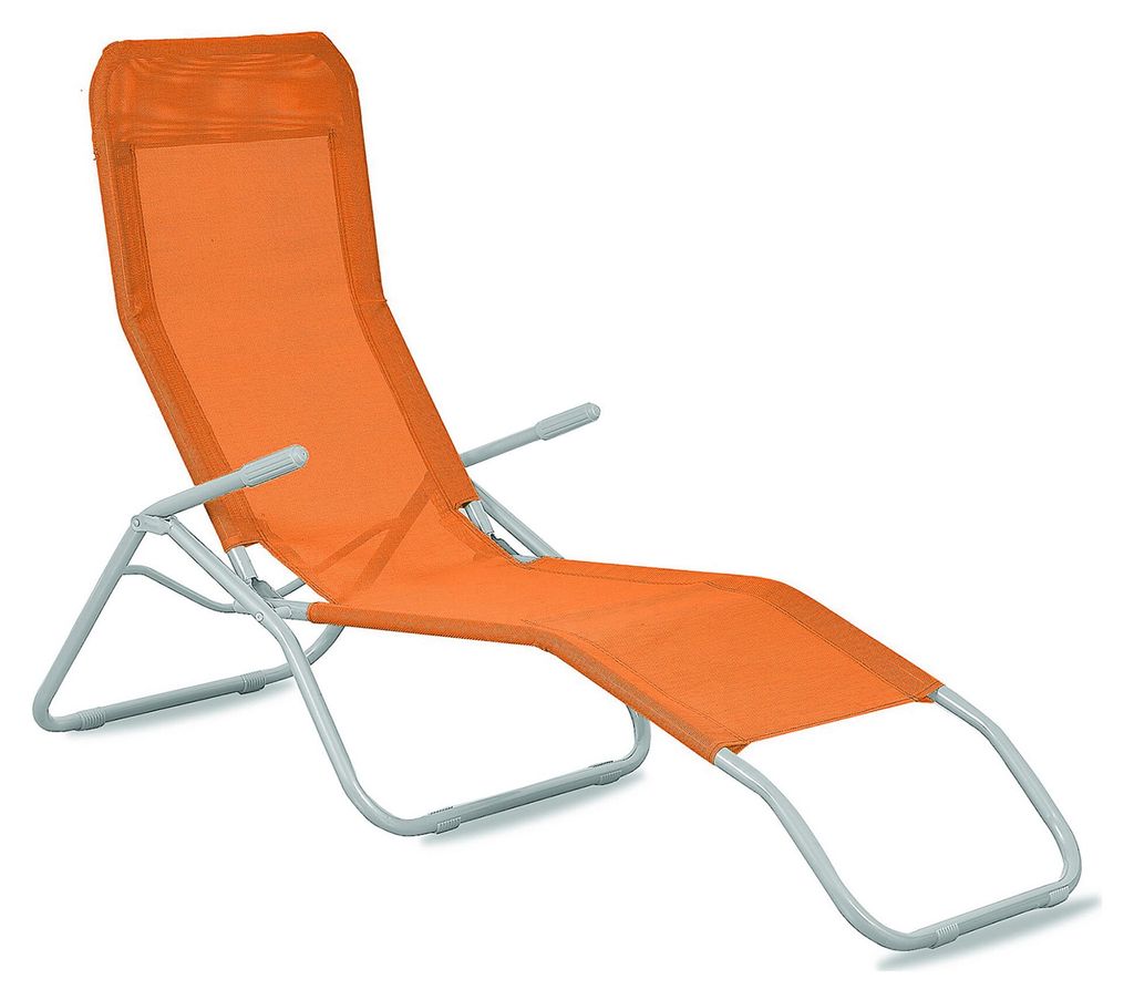 Aga Garten-Liegestuhl SIESTA Orange Produktbild 