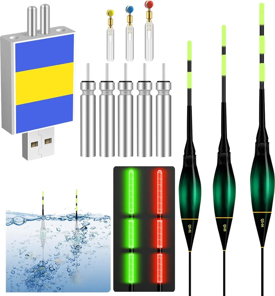 Flotteur Lumineux de Pêche Nocturne à Capteur de Gravité LED Haute Qualité