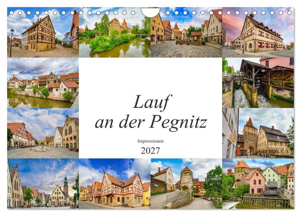 Lauf an der Pegnitz Impressionen (Wandkalender 2027 DIN A4 quer), CALVENDO Monatskalender